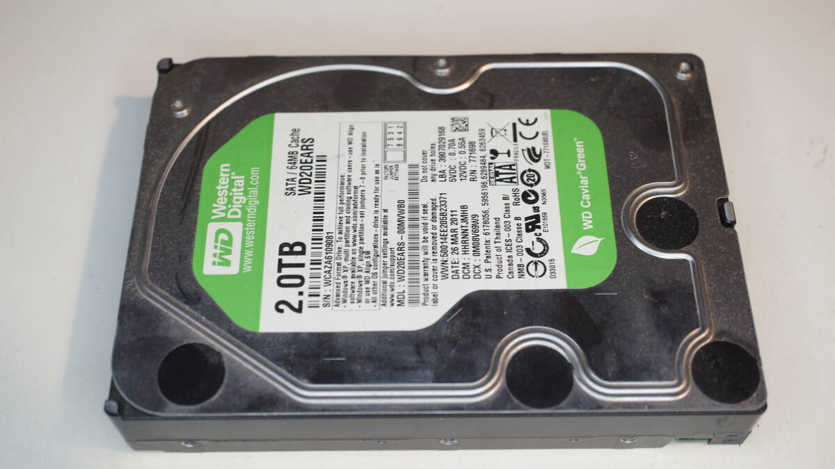 Western Digital 2TB拍卖