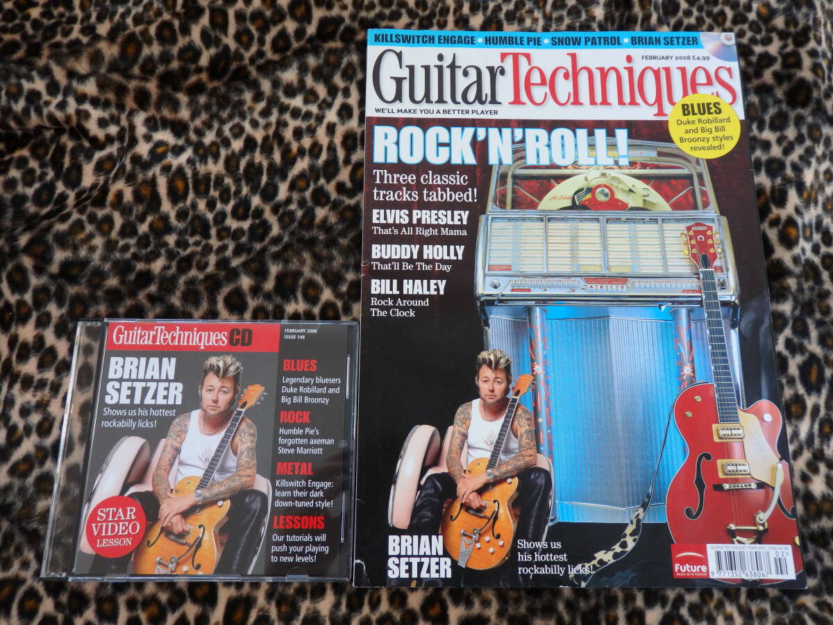 2冊セット ギターテクニック マガジン ブライアン・セッツァー Brian Setzer ロカビリー Gretsch グレッチ ストレイ・キャッツ拍卖