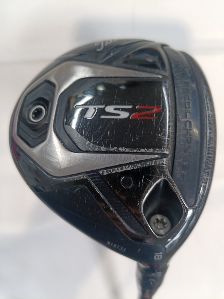 本州のみ送料無料◇即決価格◇FW◇タイトリスト◇TS2◇スピーダ757TR◇18度◇X◇42.25in◇340g◇カバー無し拍卖
