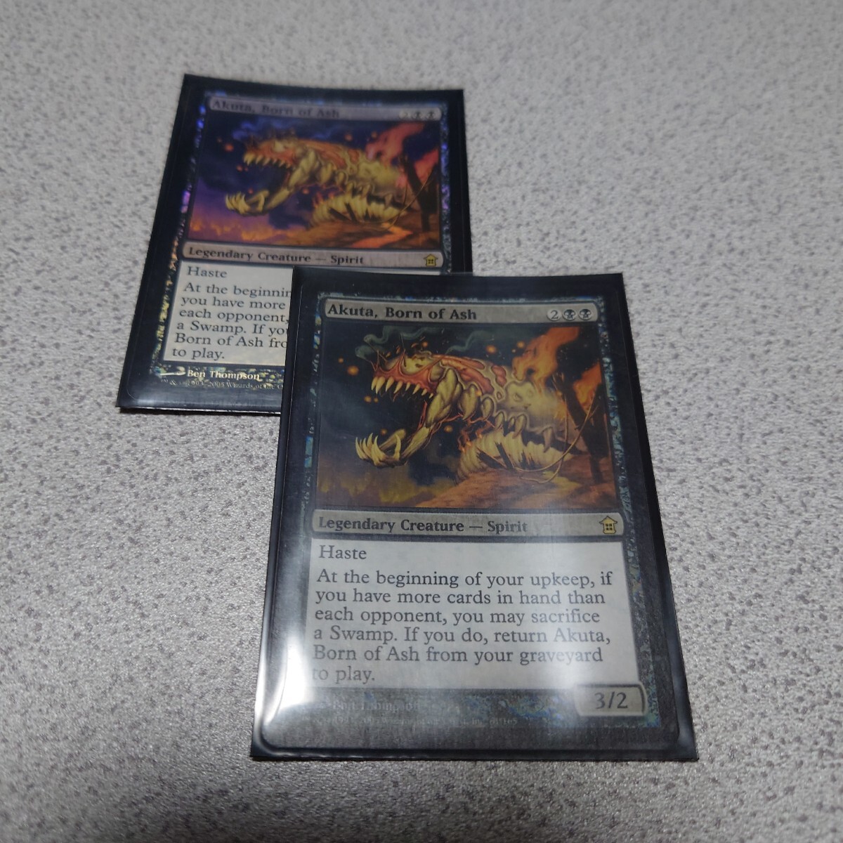 MTG SOK 灰生まれの阿苦多 英語foil 二枚セット 即決拍卖