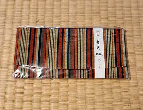 財布 古代紬 和風 長財布 民芸 織元謹製 未使用拍卖