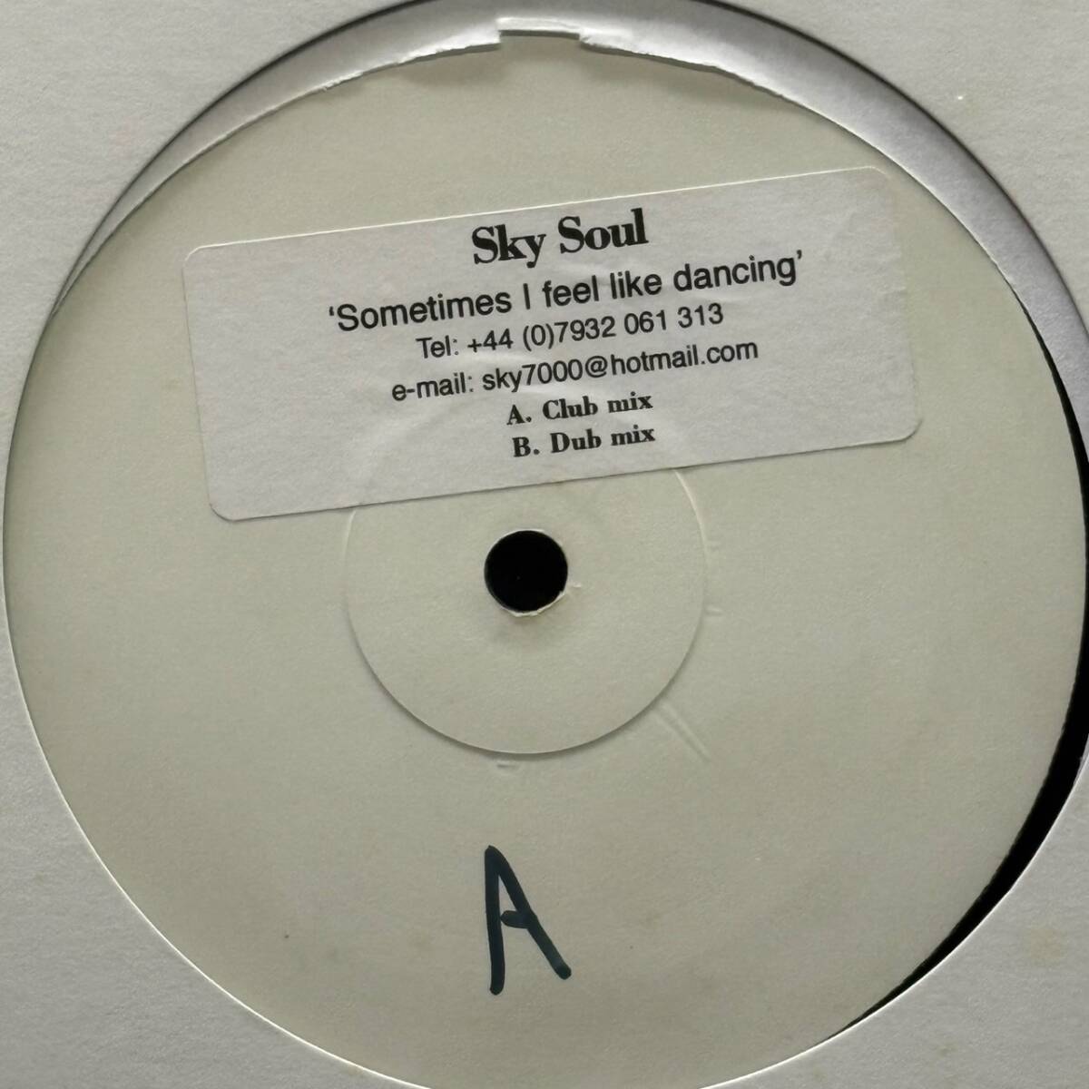 ★Sky Soul - Sometimes I Feel Like Dancing(★盤面ほぼ良品!)拍卖