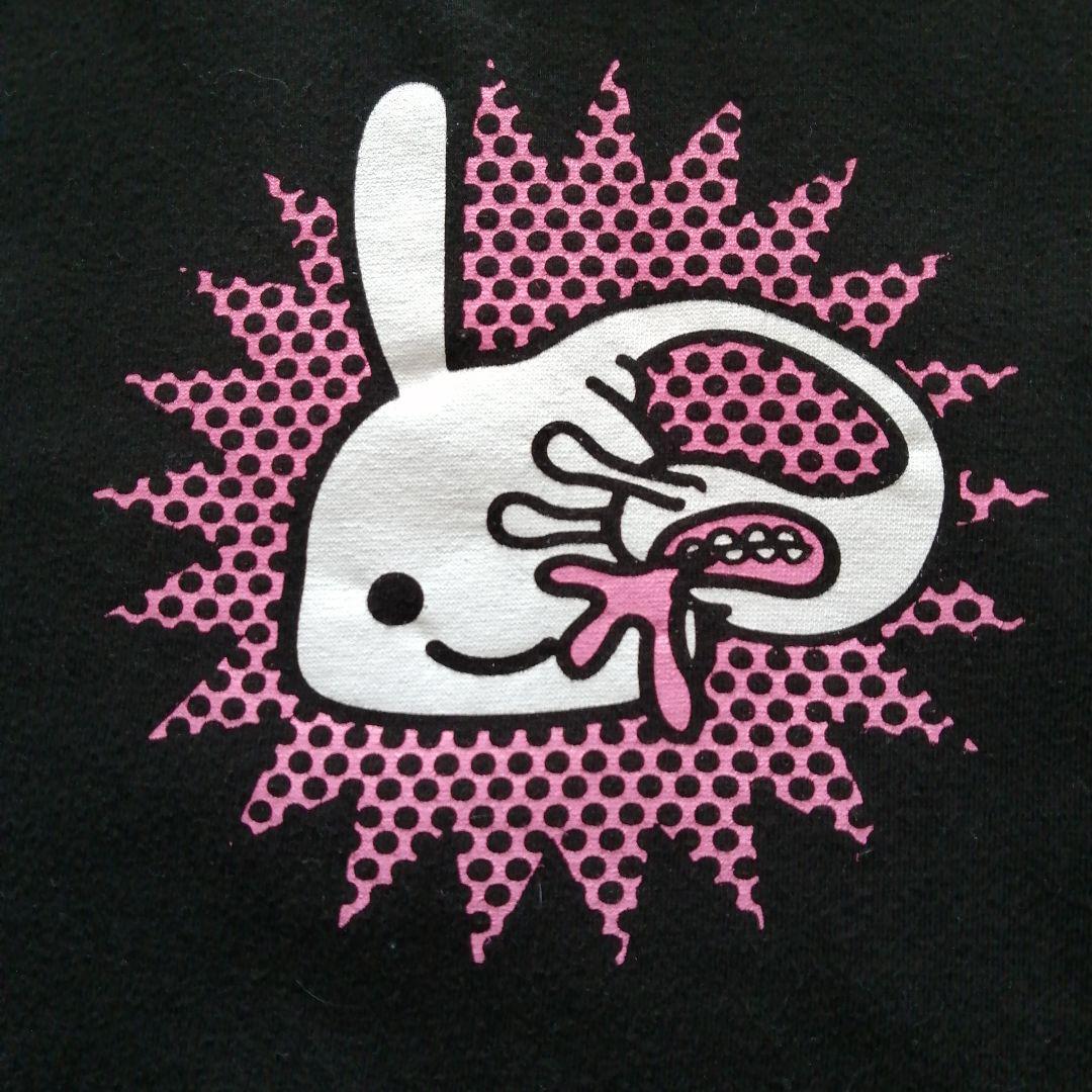 CUNE キューン プルパーカー フーディ 黒 裏起毛 ピロピロ付き拍卖