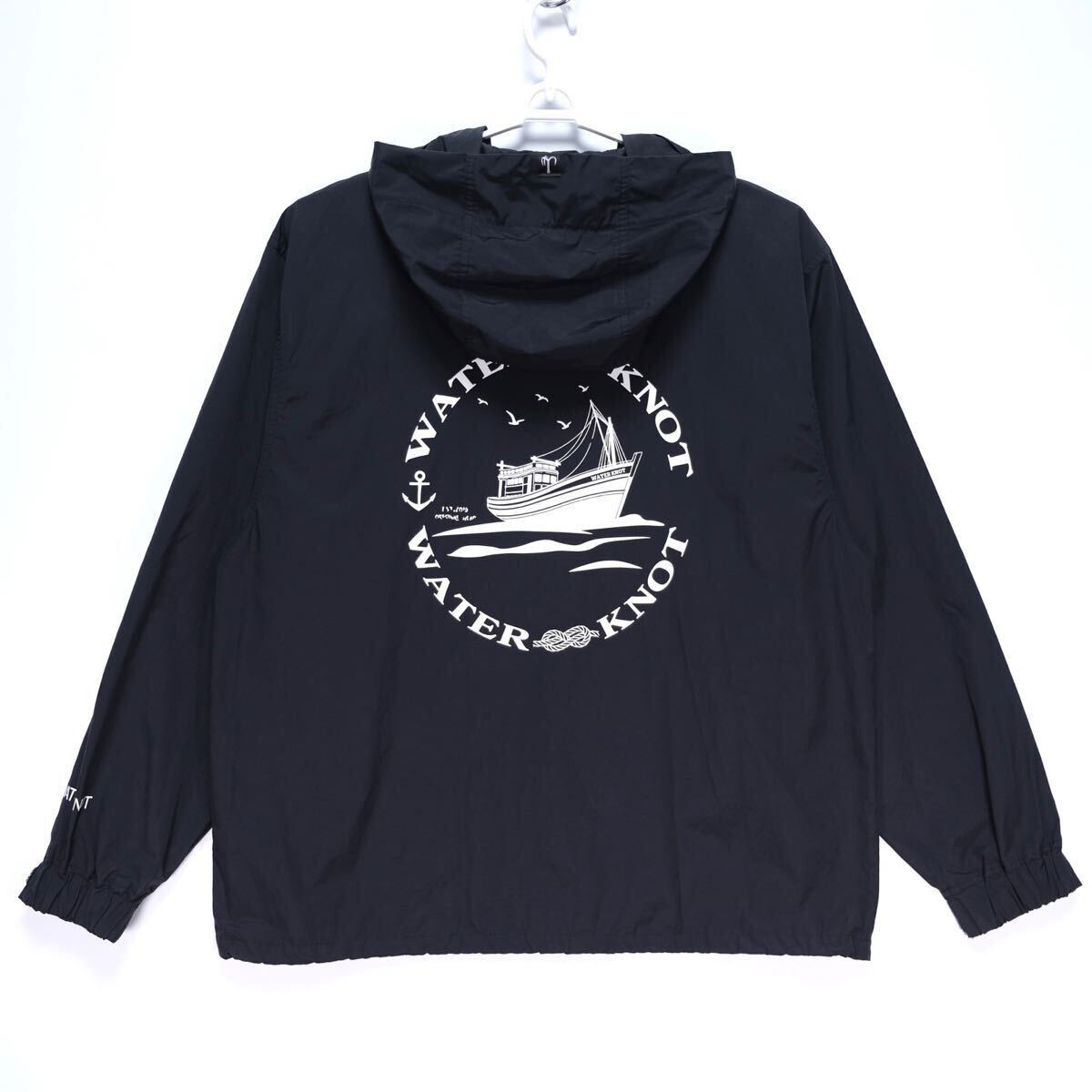 【送料無料】2022 WATERKNOT(ウォーターノット) ナイロンジップパーカー/ブラック/XLサイズ拍卖