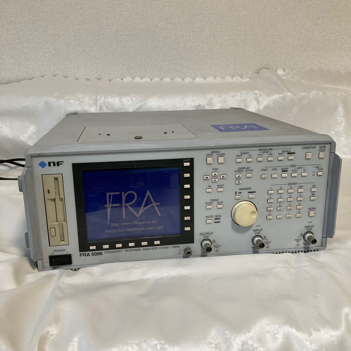 NF FRA5096 周波数特性分析器 エヌエフ回路設計ブロック 本体のみ拍卖