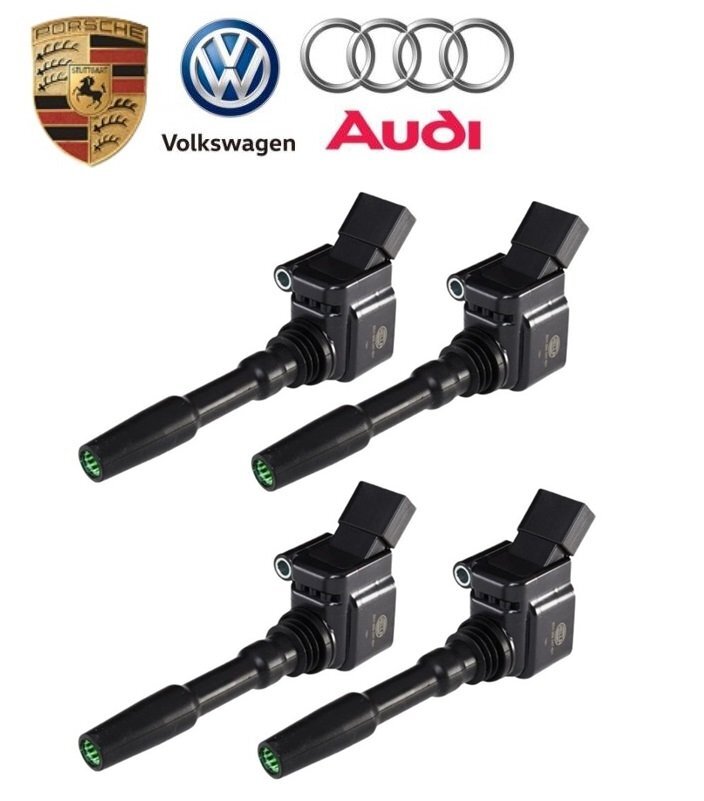 正規純正OEM ワーゲン イグニッションコイル 4本 SET VW シロッコ ポロ シャラン ジェッタ ゴルフ6 ゴルフ7 ゴルフ8 06H905110P 06L905110K拍卖