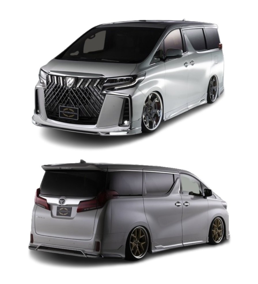 WALD EXECUTIVE LINE トヨタ 30系 アルファード S SC SR 後期 フルキット 3点 メッキ無 ヴァルド エアロセット エアロキット エアロ パーツ拍卖