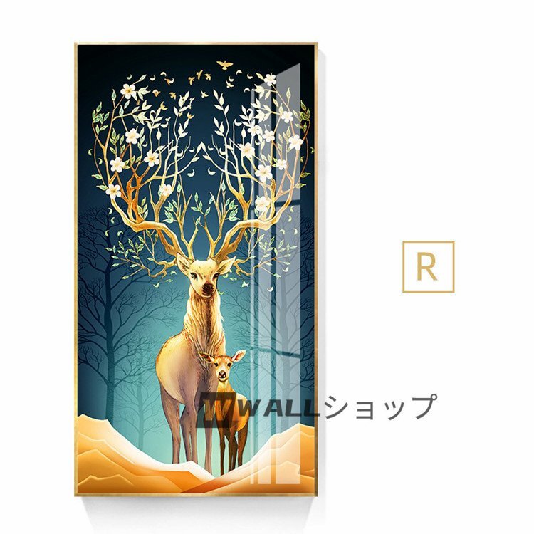 超美品★絵画 アートパネル 装飾画 壁掛け 額つき インテリア 置物 リビング、玄関 飾り 美術品 風景画 縁起物 40cm*80cm拍卖
