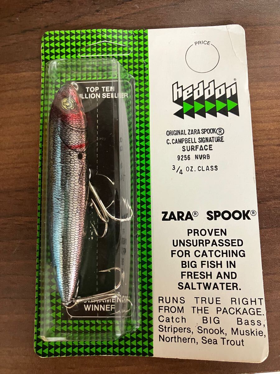 ヘドン heddon オールド ソリザラ ザラ zara チャーリーキャンベル 未開封品 検索 old HEDDON 3rd ナチュラルプリント拍卖