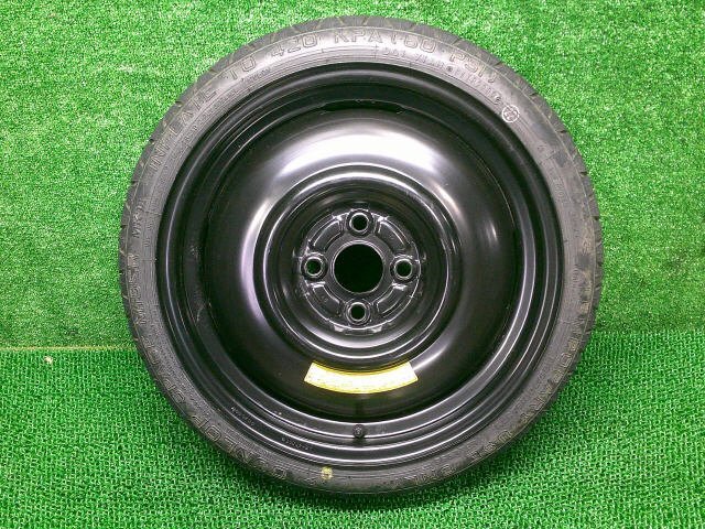 4kurudepa パッソ H17 DBA-KGC15 テンパータイヤ スペアタイヤ ダンロップ T105/70D16 T105-70D16 KGC10 2007年製 拍卖