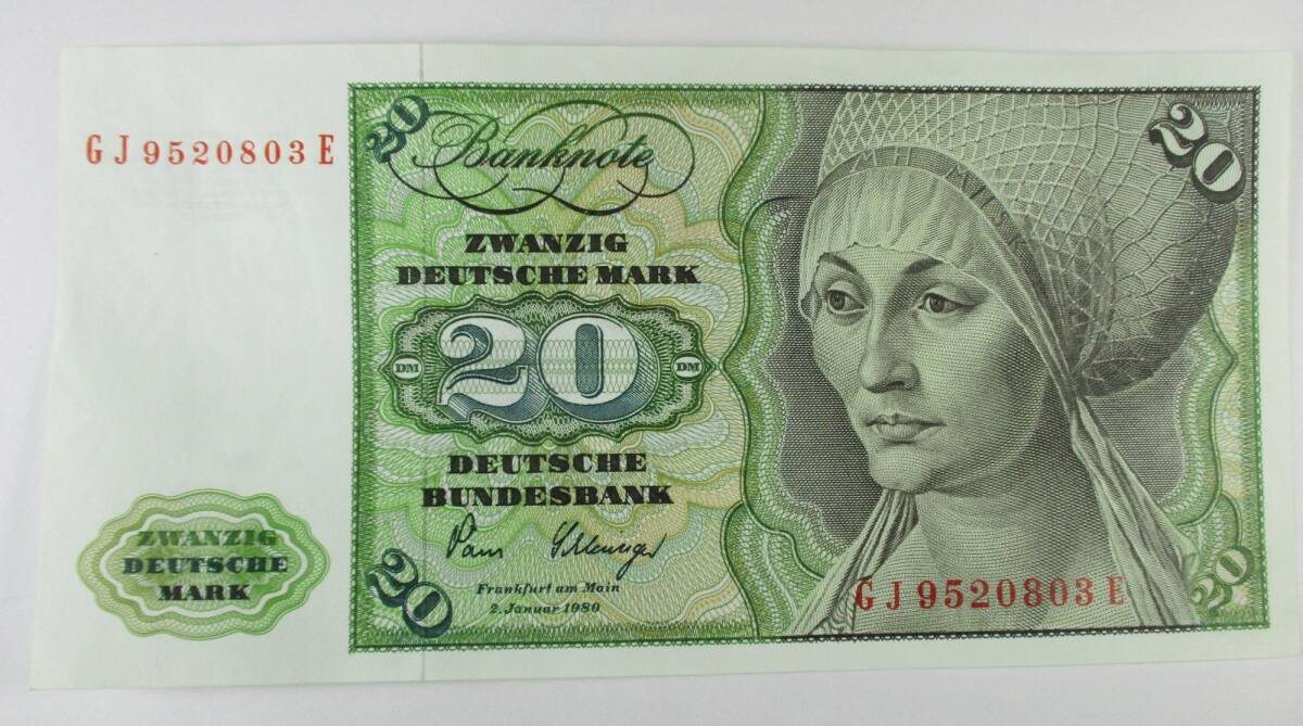 M-765 ドイツ 20マルク 旧紙幣拍卖