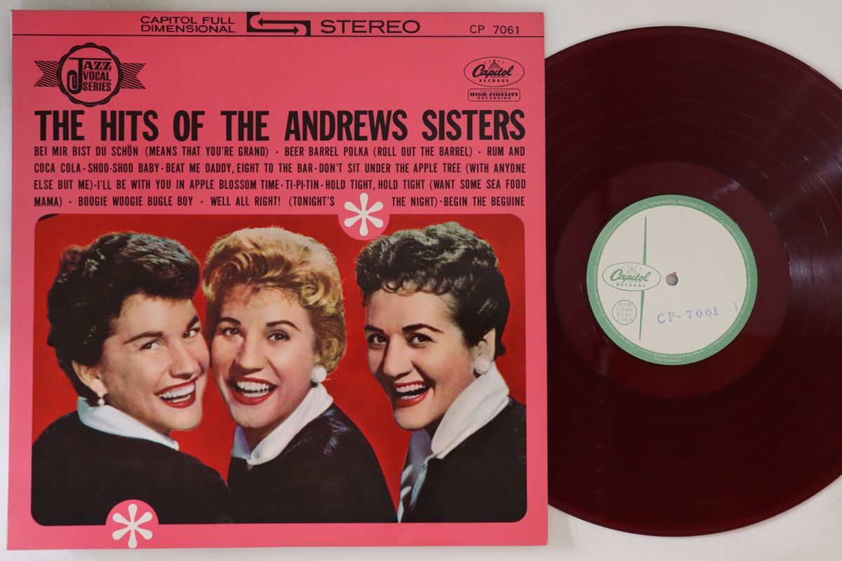 LP Andrews Sisters Hits Of The Andrews Sisters CP7061PROMO CAPITOL プロモ /00260拍卖