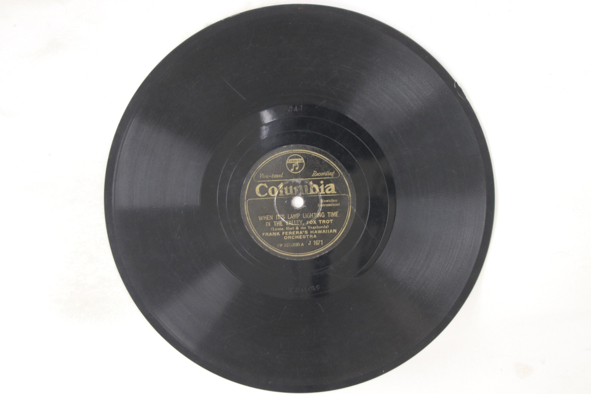 78RPM/SP Frank Ferera When Its Lamp Lightin Time J1671 COLUMBIA Japan /00500拍卖