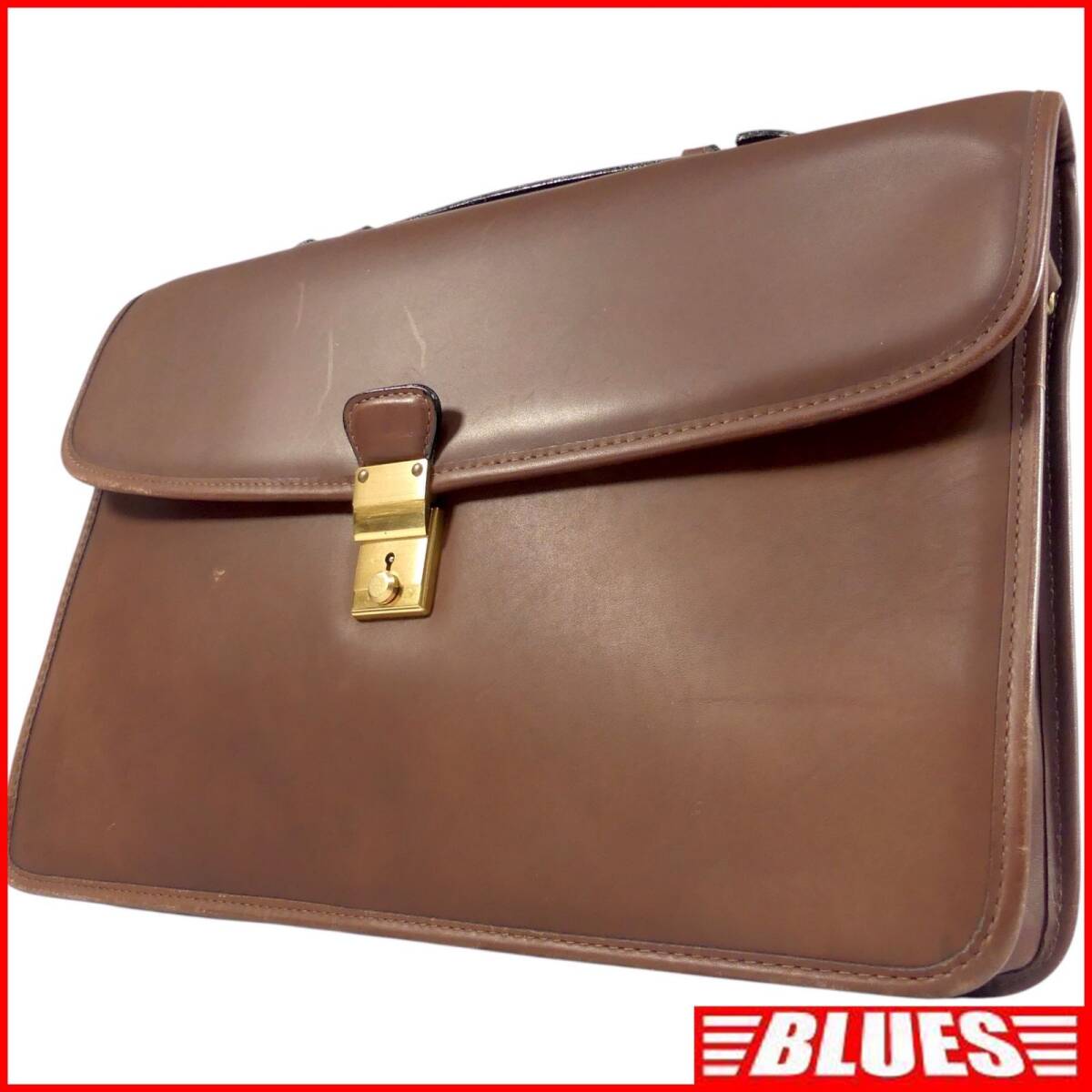 即決★JOSEPH DANIEL★オールレザービジネスバッグ ジョセフダニエル 2way 茶 ショルダーバッグ メンズ 本革 本皮 通勤 出張拍卖