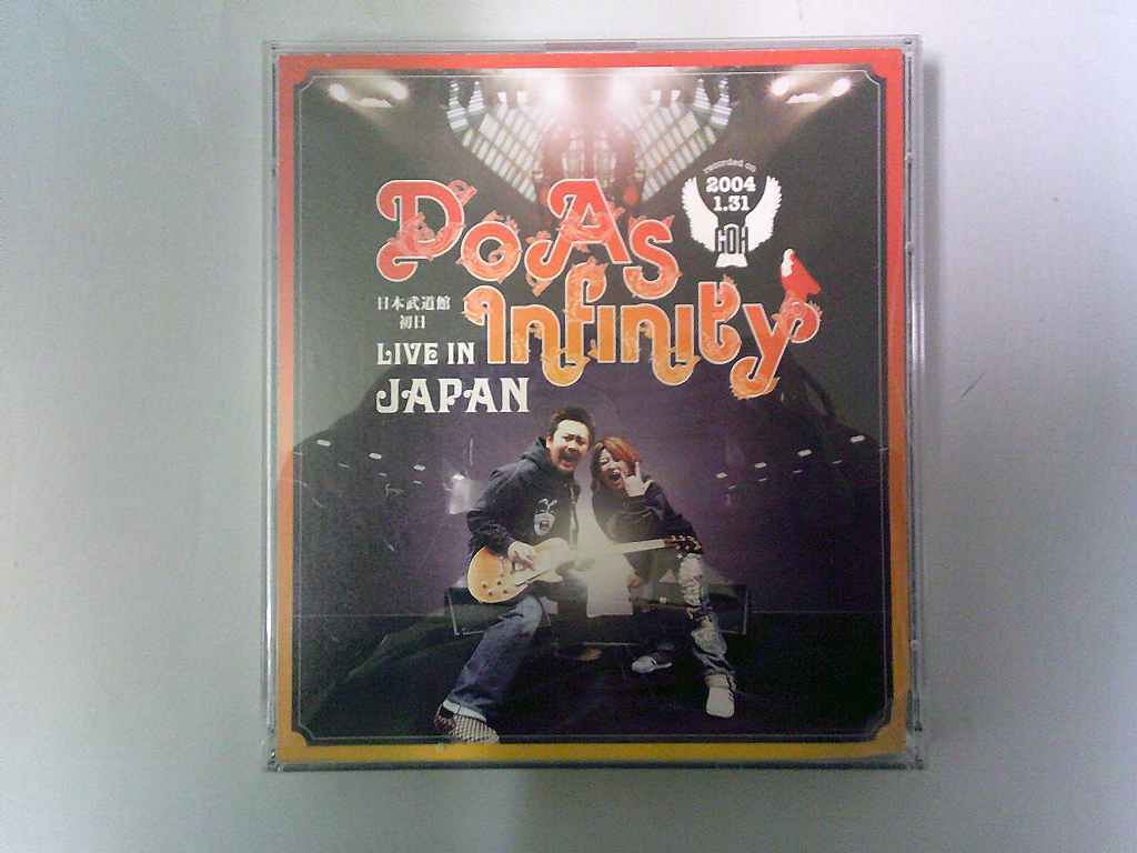 UCD201★中古CD Do As Infinity LIVE IN JAPAN ドゥ・アズ・インフィニティ・ライヴ・イン・ジャパン 研磨・クリーニング済拍卖