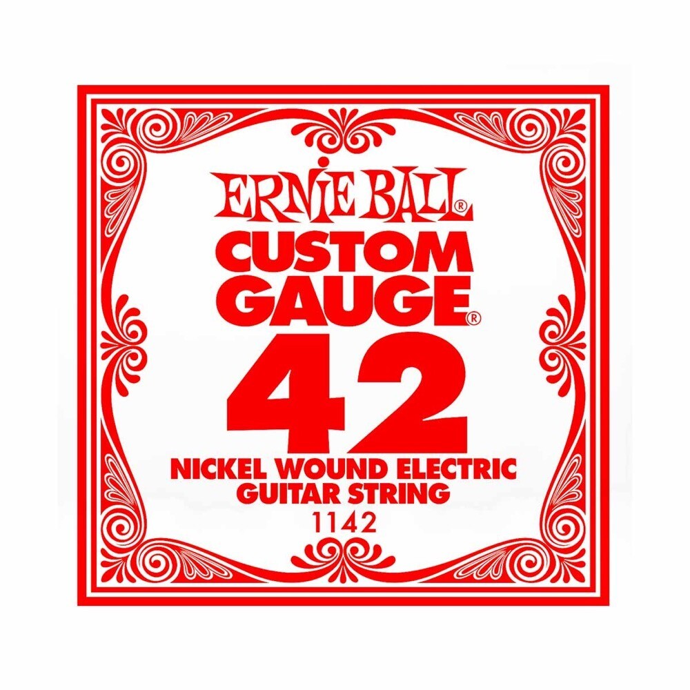 アーニーボール エレキギター弦 バラ 1本 ゲージ:042 1142 NICKEL WOUND ギター 弦 バラ売り ERNIE BALL拍卖
