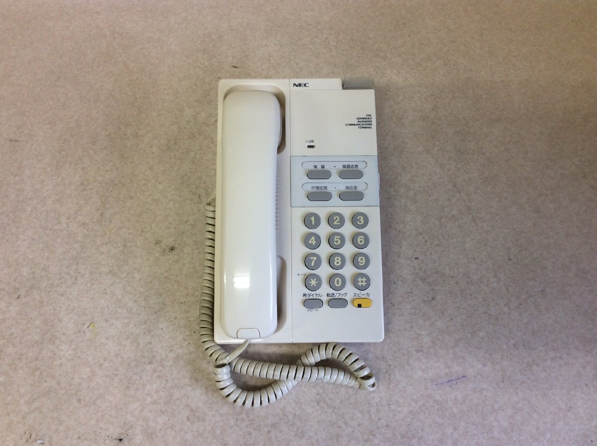 NEC Dterm25B T-3640電話機(SW) 単体電話機 1台【保証付/即日出荷/当日引取可/大阪発】No.1拍卖