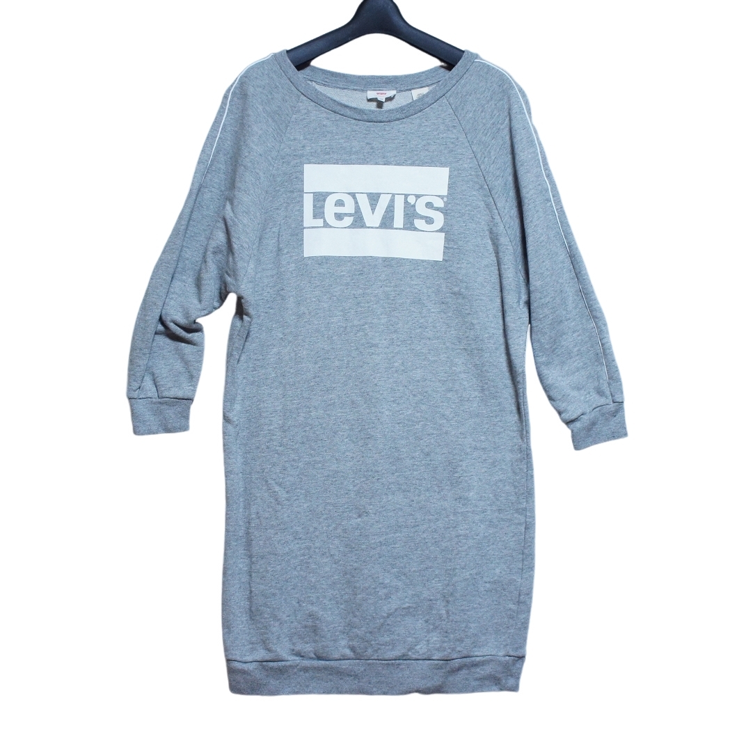 †Levi's リーバイス ゆったりトレーナーワンピース/XS表示(M相当)†拍卖