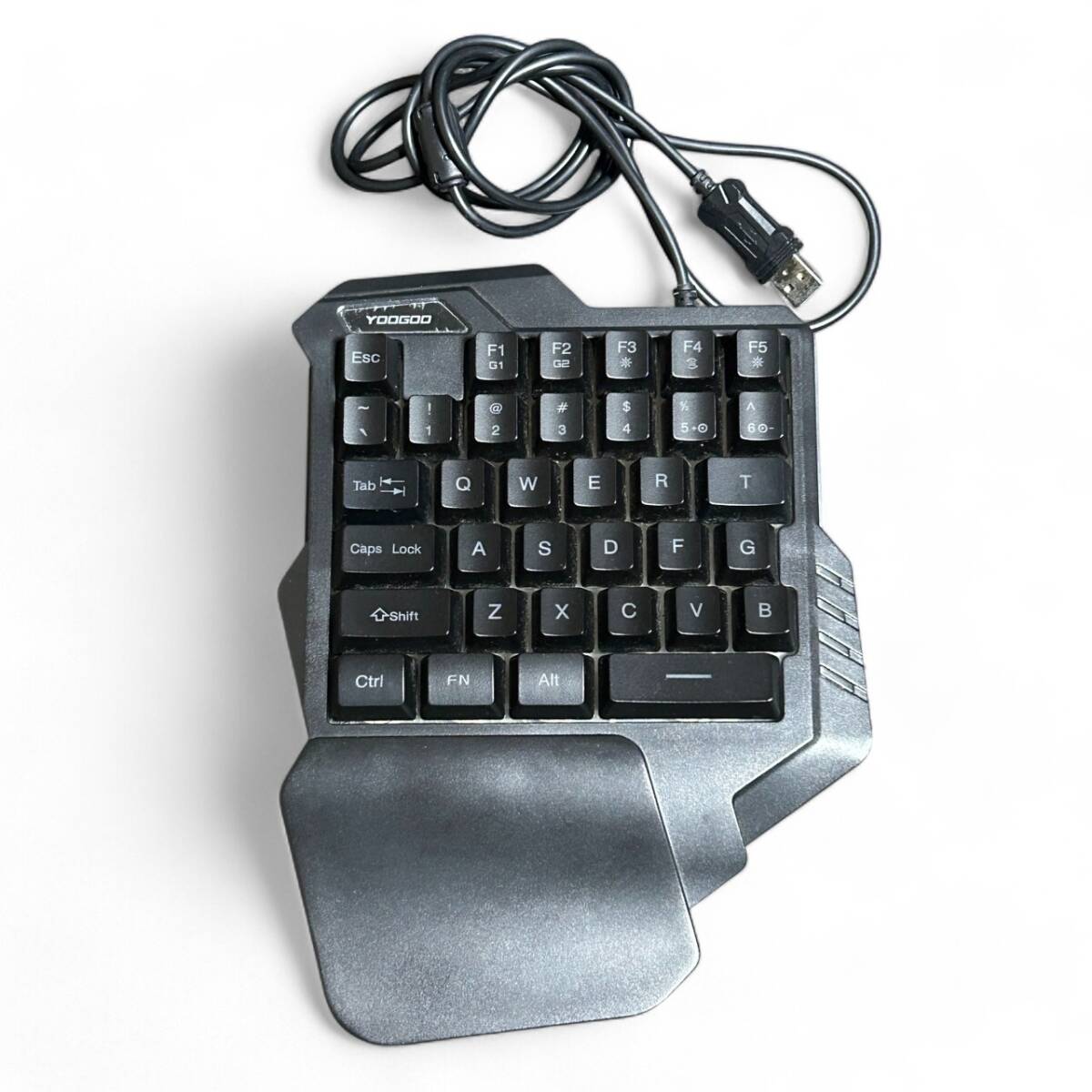 片手用ゲーミングキーボード 左手用 マウス両使い 有線◆ フォートナイト PUBGなど拍卖