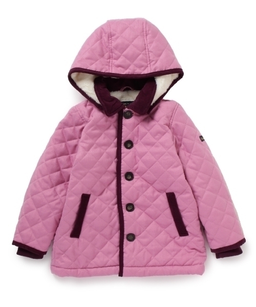 新品 HusHusH 裏ボアキルトブルゾン ピンク 14(140cm) 定4730円 拍卖