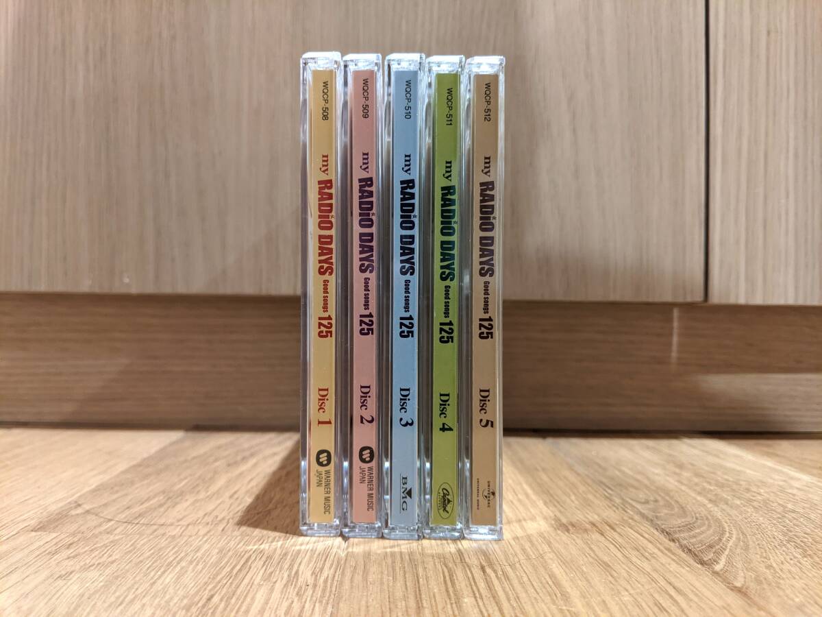 My Radio Days Good songs 125 CD5枚組 /Warner Music Japan/BMG/Capital/Universal Music/ 60年代中心の懐かしの洋楽ポップス125曲拍卖