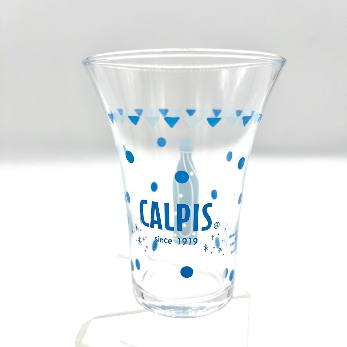 レア 非売品 カルピス 100th 限定 デザイン 朝顔 グラス カップ 東洋佐々木 ノベルティ 食器 日本製 CALPIS grass japan コレクション拍卖