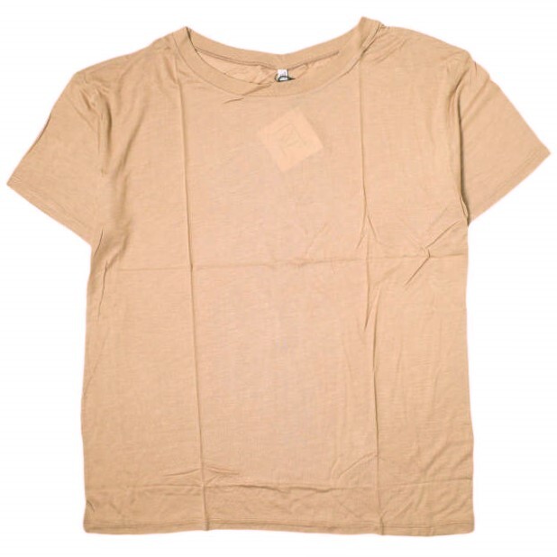 新品 BASERANGE ベースレンジ ポルトガル製 LOOSE TEE ルーズTシャツ XS AURAL 半袖 バンブー カットソー トップス g19743拍卖