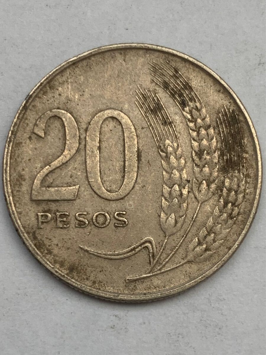 海外コイン ウルグアイ 20ペソ 1970年拍卖