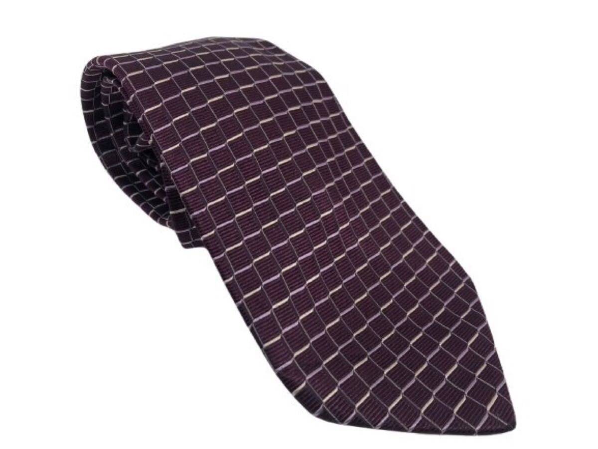 【送料無料!!即決価格!!】 EMPORIO ARMANI エンポリオアルマーニ NAPOLI 小紋柄 ネクタイ ビジネス 紳士 メンズ 服飾小物 ファッション 拍卖