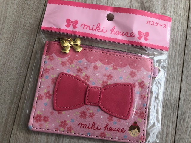 ★送料\185新品MIKI HOUSEミキハウスリーナパスケース定期入れ★P拍卖