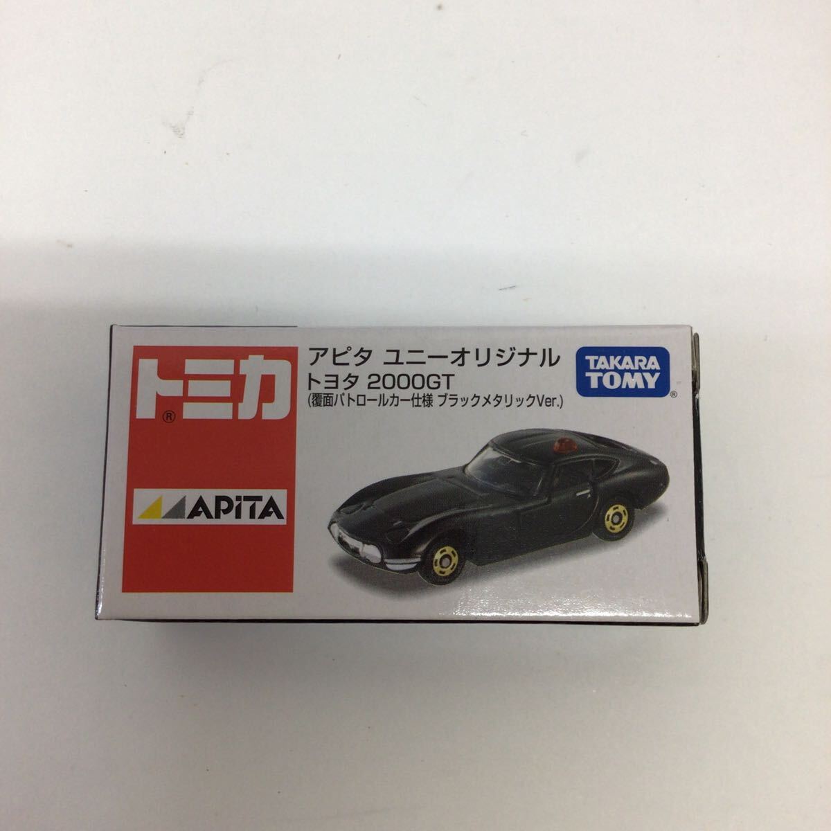 37028 1129Y 未使用 アピタ ユニーオリジナル トヨタ 2000GT 覆面パトロールカー仕様 ブラック×メタリックver.拍卖
