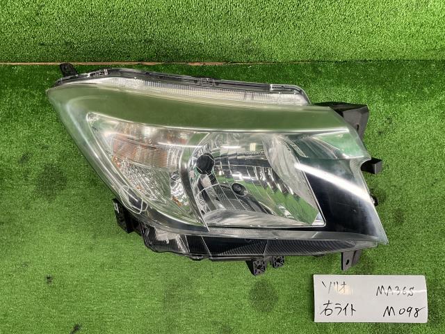 ソリオ DAA-MA36S 右ヘッドランプ 右ライト ハイブリッドMX拍卖