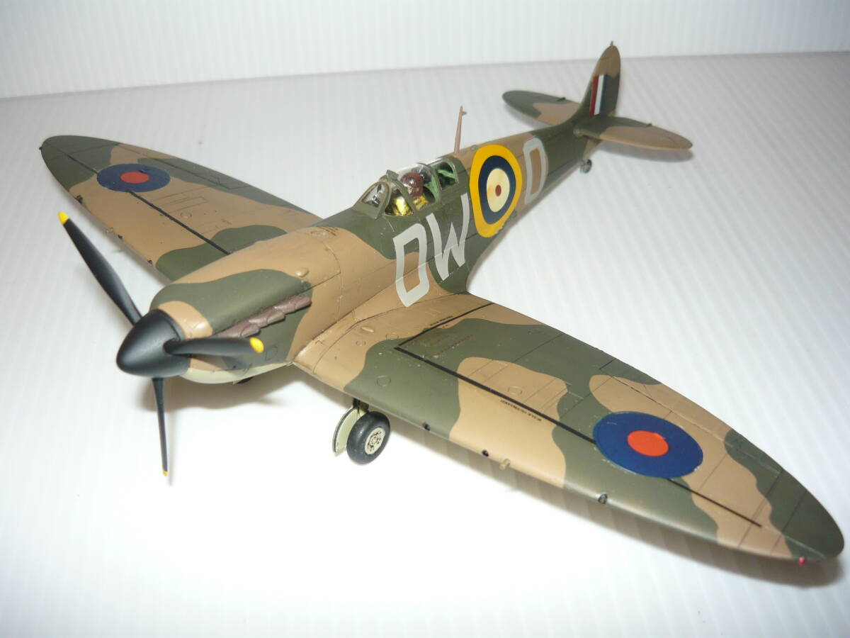 完成品 1/48 スーパーマリンスピットファイアMr.Ⅰ タミヤキット拍卖