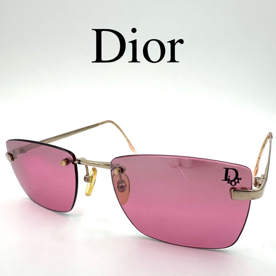 Christian Dior ディオール サングラス 度なし 保存袋、ケース付き拍卖