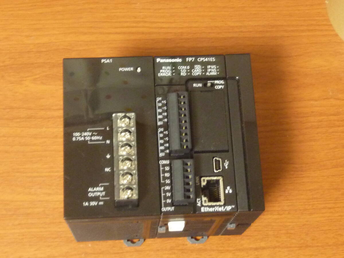 PANASONIC FP7 シーケンサ PLC AC電源ユニット AFP7PSA1 + CPUユニット AFP7CPS41ES + エンドユニット AFP7END パナソニック拍卖