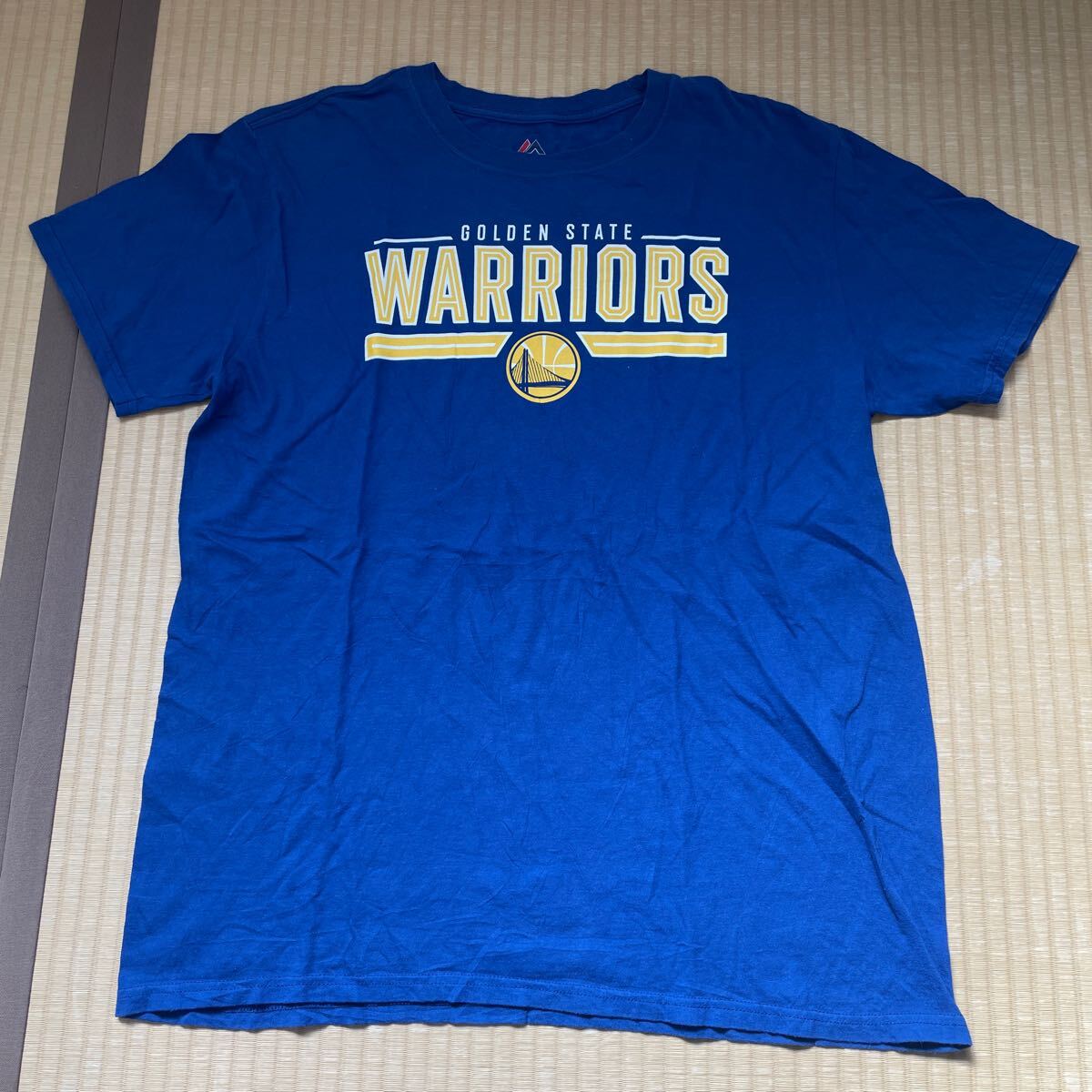 ゴールデンステートウォリアーズ Tシャツ Golden State Warriors 半袖Tシャツ NBA ステフィンカリー Stephen Curry 半袖Tシャツ WARRIORS拍卖