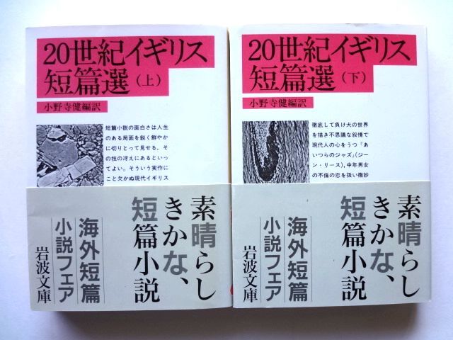 20世紀イギリス短篇選 上・下 全2冊 セット / 小野寺健・編訳 岩波文庫 / 送料310円拍卖
