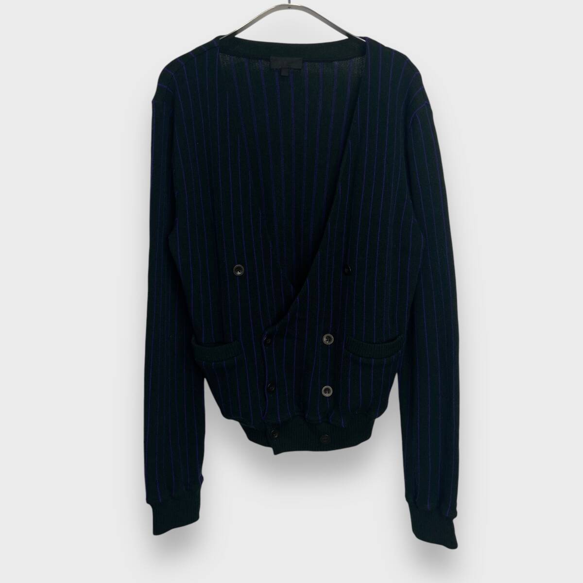 送料無料☆90s☆A.P.Cアーペーセー☆ダブルブレストアクリルカーディガン☆イーストバイウエスト期☆1☆S-M相当☆K24M拍卖