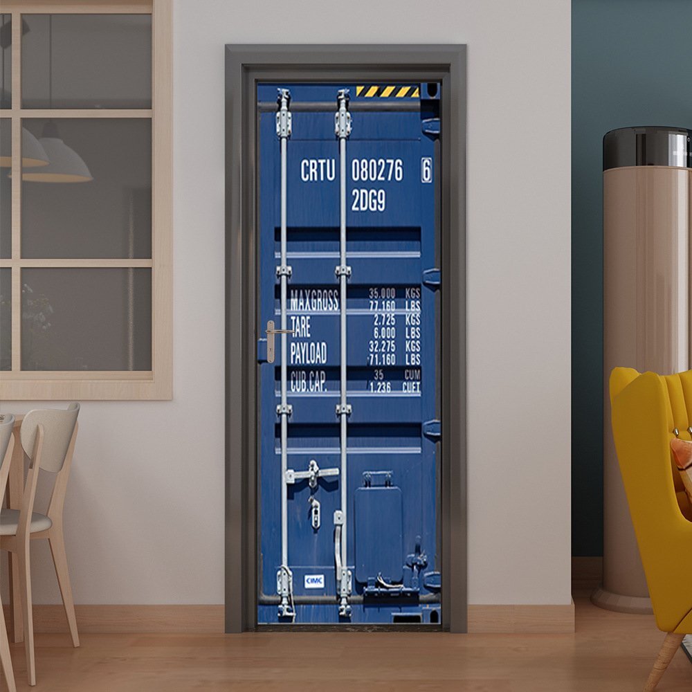 ウォールステッカー ドア シール 室内用ドア装飾シート 防水シール 部屋 ドアシート 3D ドア壁紙 DIY おしゃれ 飾り ZCL205拍卖