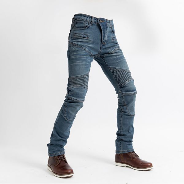 バイクパンツ メッシュ デニム オールシーズン 防風耐磨YWQ377拍卖