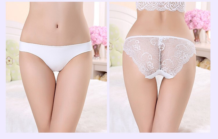 レースの美しい シームレス ローライズ パンティ XXL サイズ ZCL278拍卖