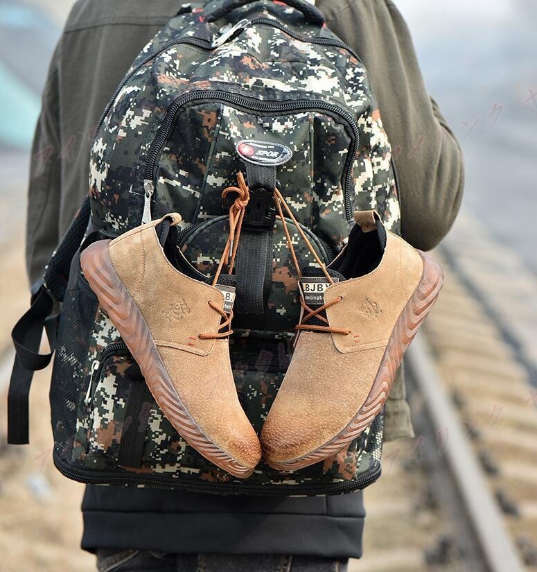 ☆新品秋冬 鋼鉄先芯?作業靴 メンズ 安全靴 ワークシューズ 釘踏み抜き防止 本革 滑り止め25.5cm拍卖