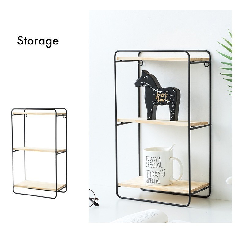 かわいくディスプレイ●北欧スタイル 棚 飾り棚 小物置き インテリア 収納 壁付け シンプル 木棚 雑貨 展示 コレクション棚 リビングDJ1521拍卖