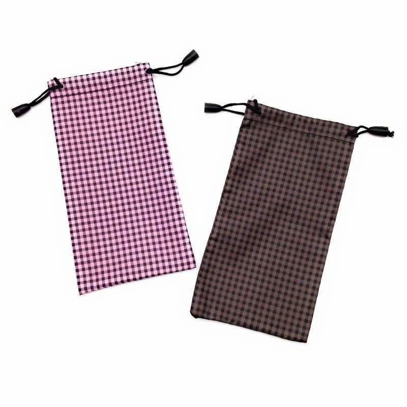 メガネケース ソフトタイプ 巾着型 シンプル 2枚セットDJ2147拍卖