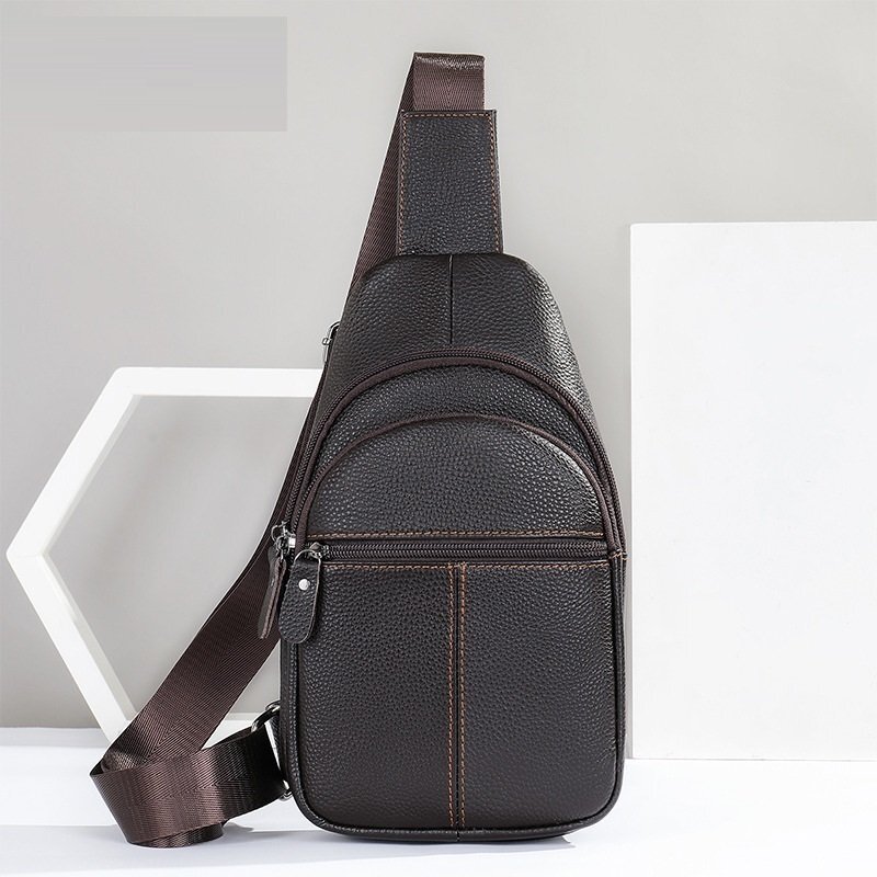 SALE ボディーバッグ メンズ レザー ショルダーバッグ 斜めがけ 本革 牛革 ワンショルダー 鞄 カバン 大容量 多機能 黒 DLY600拍卖