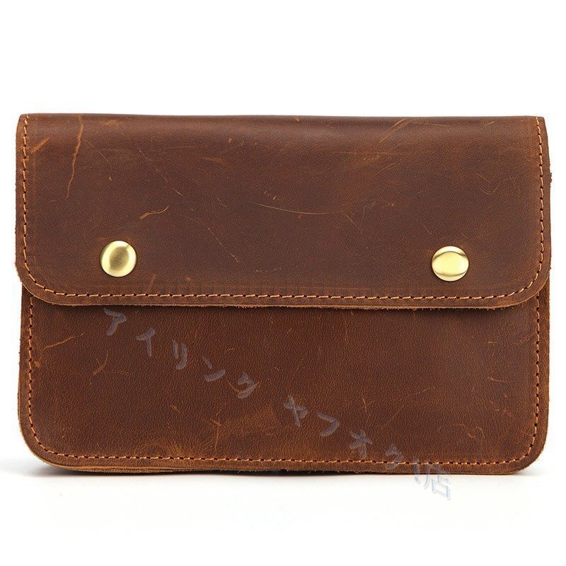 新品ウエスポーチ ヒップバッグ ウエストバッグ バッグ レザー 牛革 本革 自転車鞄 アウトドア メンズ拍卖