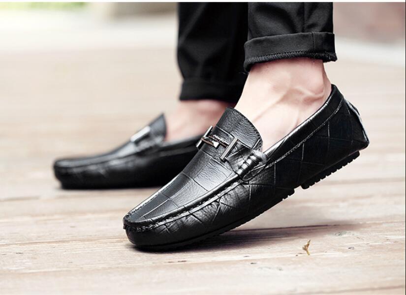 本革 ローファー ドライビングシューズ モカシン ウォーキングシューズ メンズ 柔らか チェック柄YWQ358拍卖