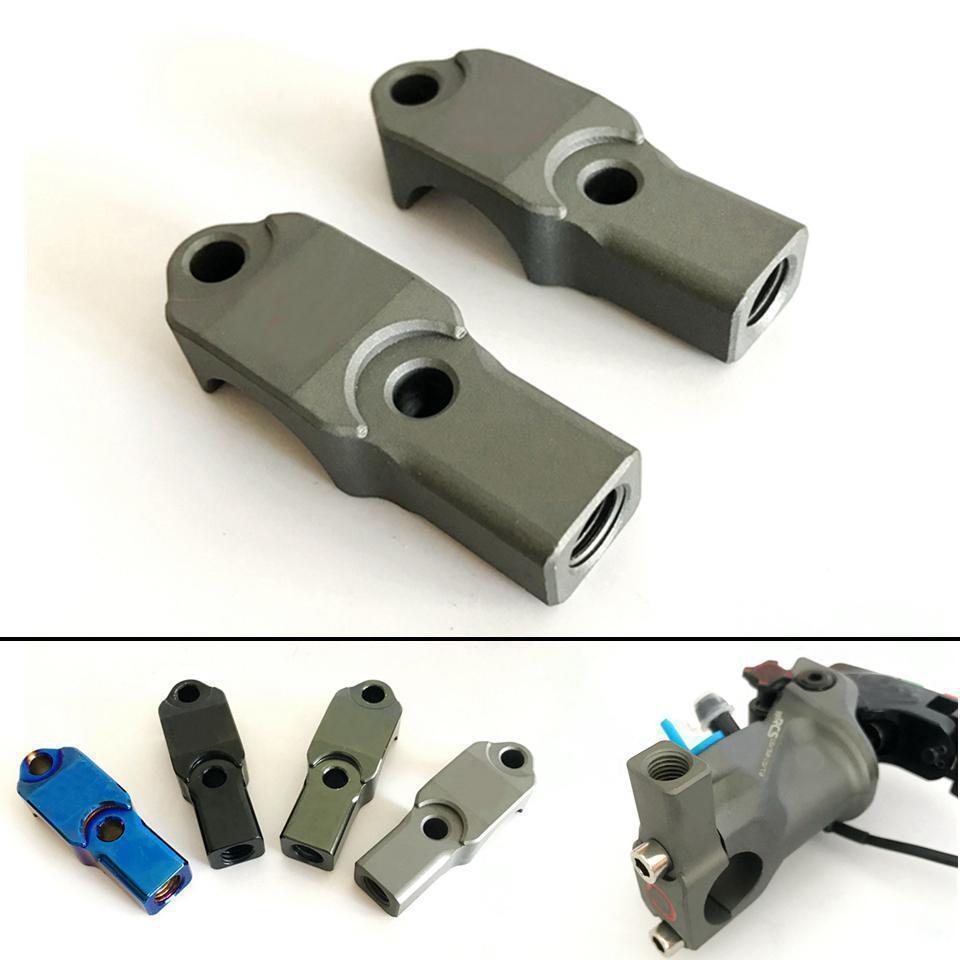 2 個 ユニバーサル 7/8 インチ 22mm ハンドル ブレーキマスター シリンダー ミラークランプ M10 * 1.25 mm DJ1790拍卖
