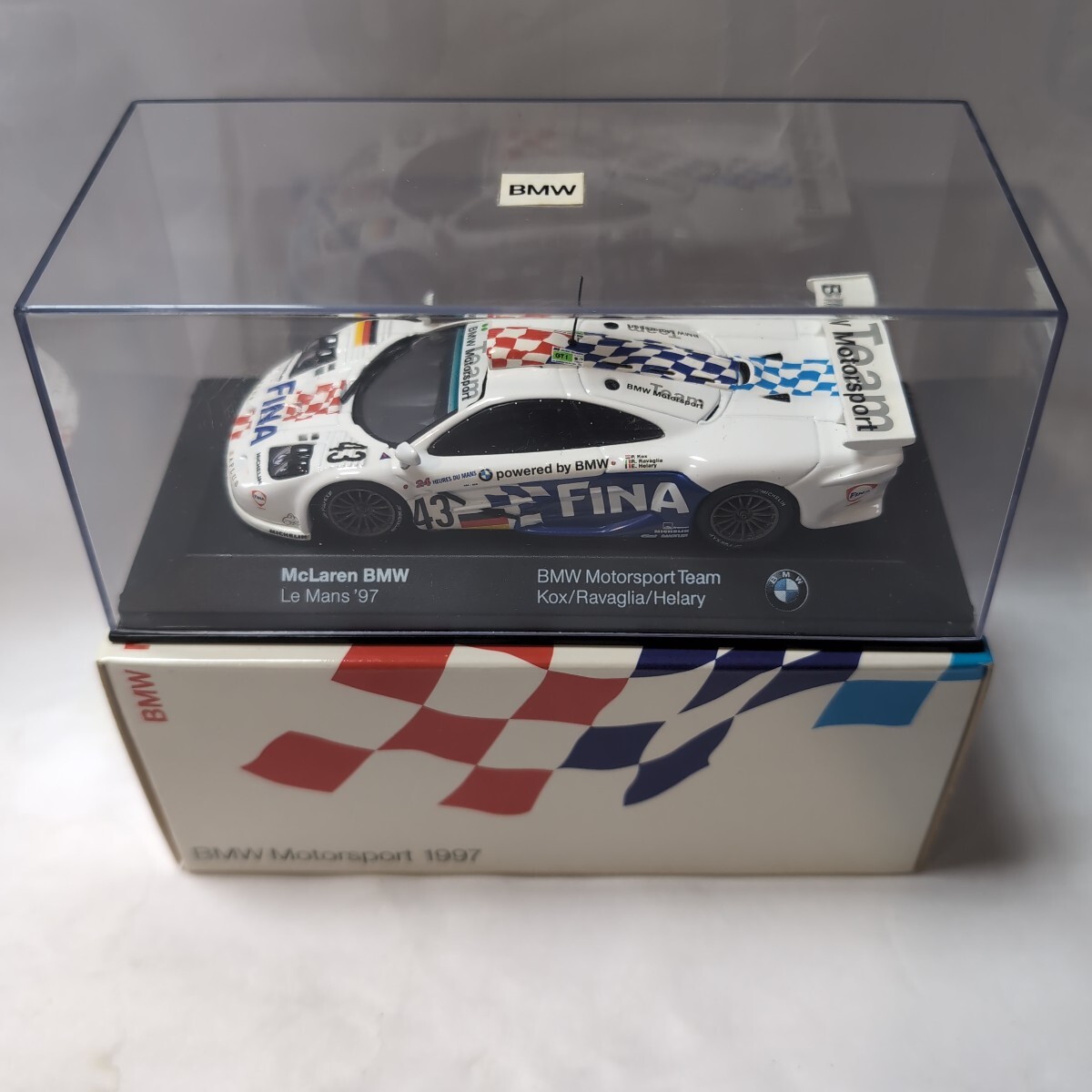 ◆未使用品◆ミニチャンプス◆マクラーレン◆BMW、ルマン、1997、メーカー特注◆拍卖