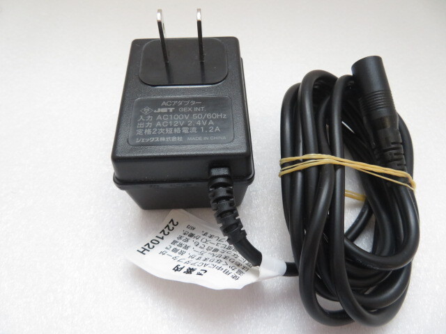 AD35055★ジェックス★ACアダプター★型番不明 AC12V 2.4VA 保証付!即決!拍卖